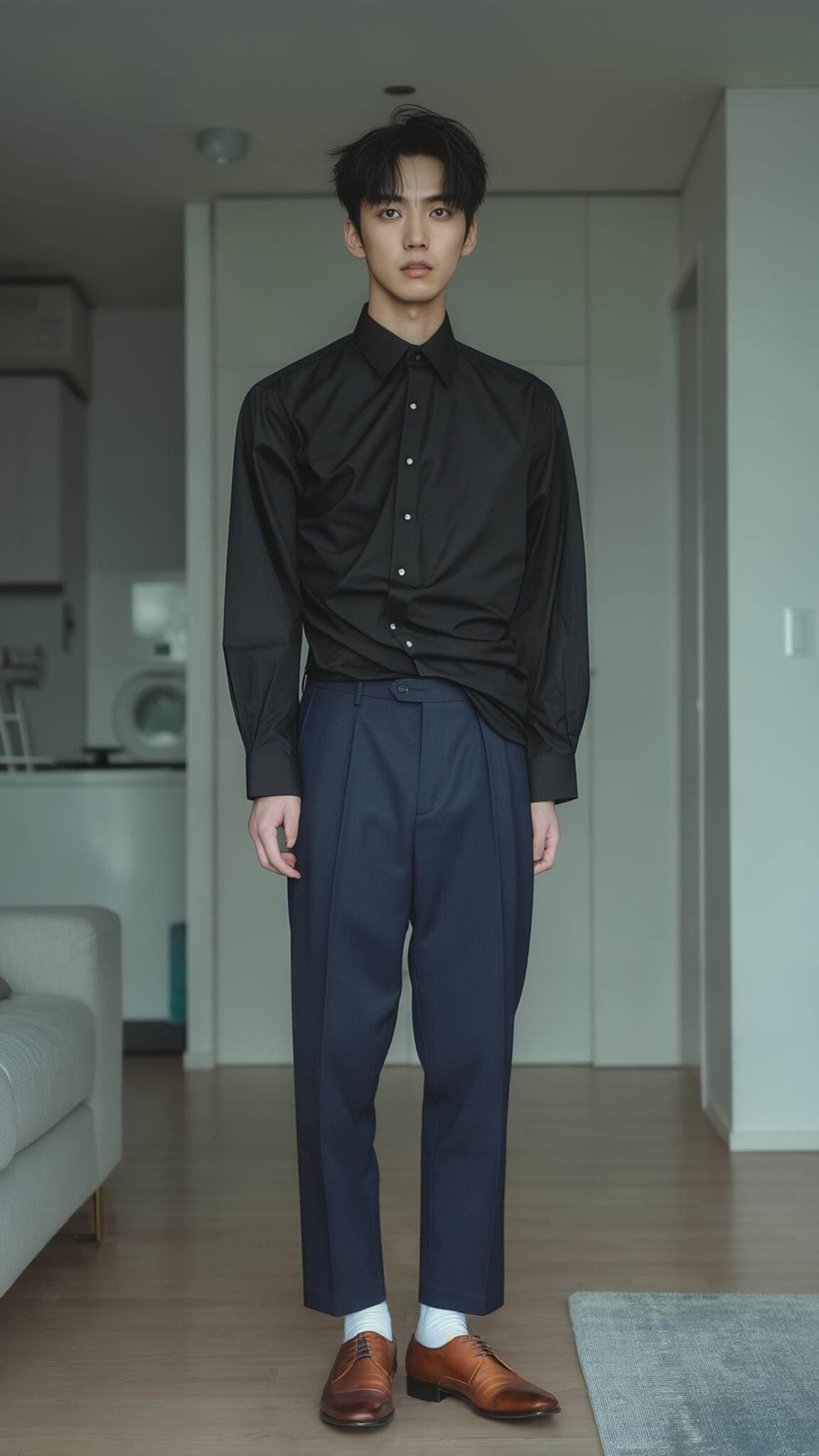 AI analyzing outfit